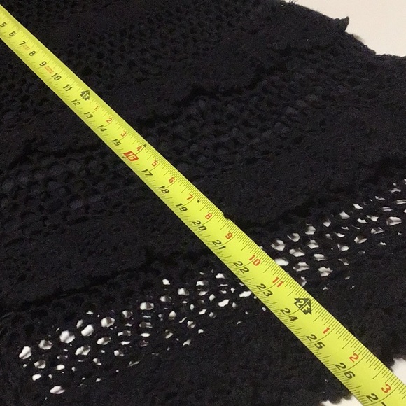 LANE BRYANT CROCHETED BLK MIDI 18/20 - Picture 6 of 7